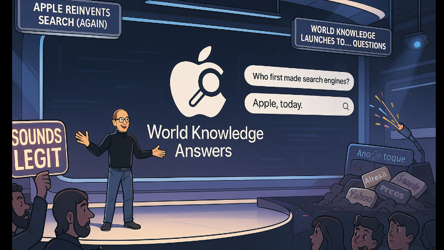 Apple Invents the Search Engine (Again), Calls It “World Knowledge Answers”... (Sounds Legit)