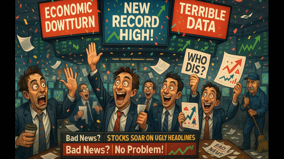 Traders Act Like "Junkies" and Send Stocks SOARING on Terrible News (New Record, Who Dis?)