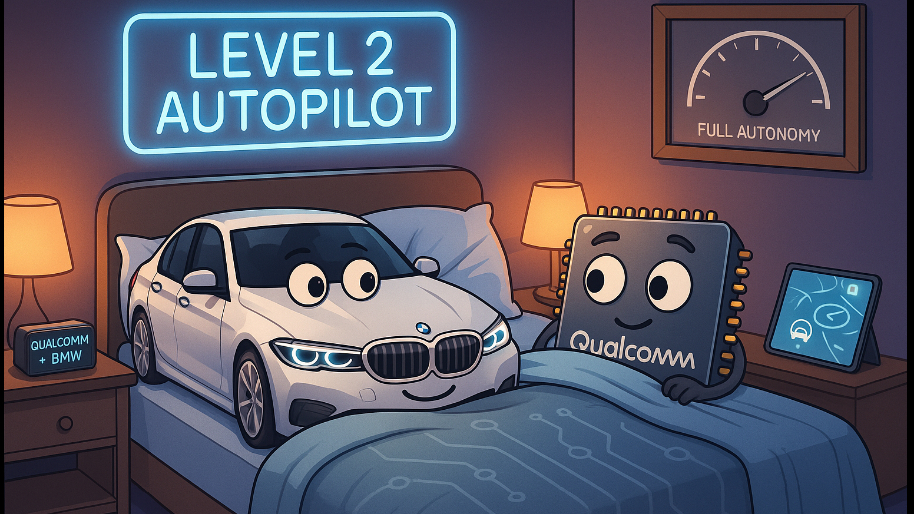 Qualcomm Gets In Bed With BMW As NEW Chip Promises “Level 2” Autopilot Driving…
