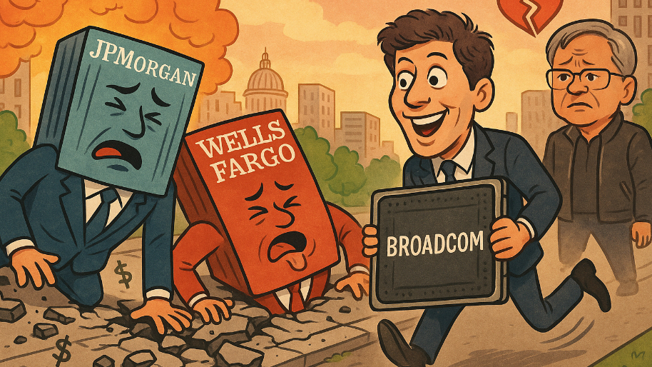 Banks Eat Pavement After Worst Jobs Print Since 2020… Altman Cheats on Jensen