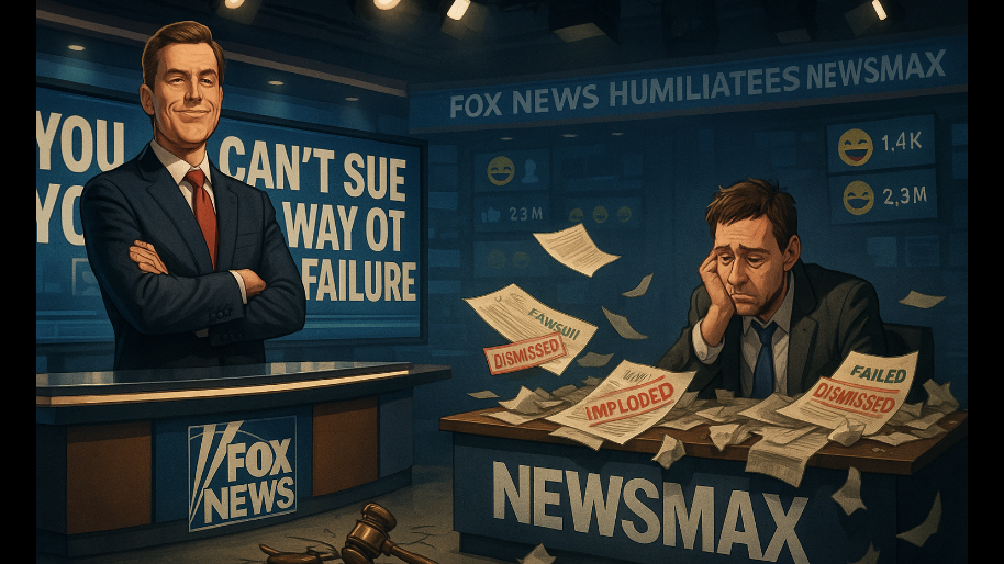 Fox News HUMILIATES Newsmax After Lawsuit Implodes (“You Can’t Sue Your Way Out of Failure”)
