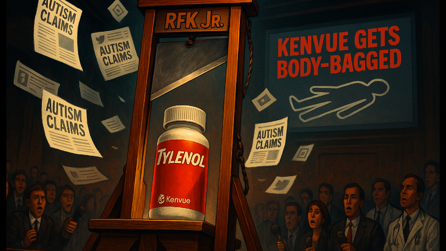 RFK Jr. Unleashes the Guillotine On Tylenol with Autism Claims (Kenvue Gets Body-Bagged)