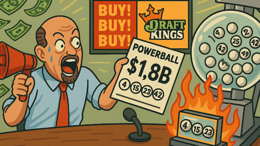DraftKings Spun $1.8B Powerball Fever Into a Marketing Jackpot… and Jim Cramer Can’t Get Enough