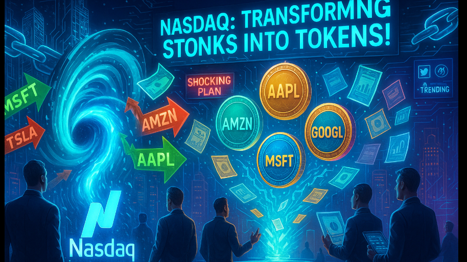 NEW: Nasdaq’s Reports Shocking Plan to Transform Stonks Into Tokens…