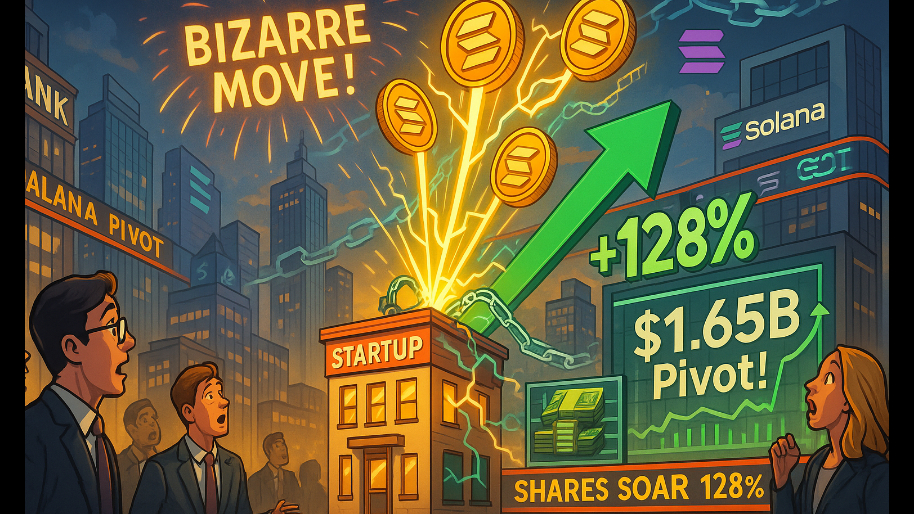 This Tiny Company Just Made a BIZARRE $1.65B Pivot Into Solana… Shares Soar 128%