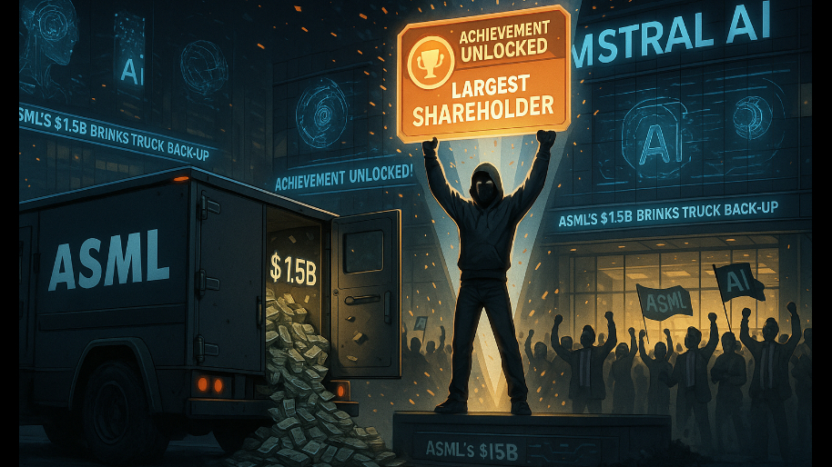 ASML Backs Up A $1.5B Brinks Truck For Mistral AI (Largest Shareholder Achievement Unlocked)