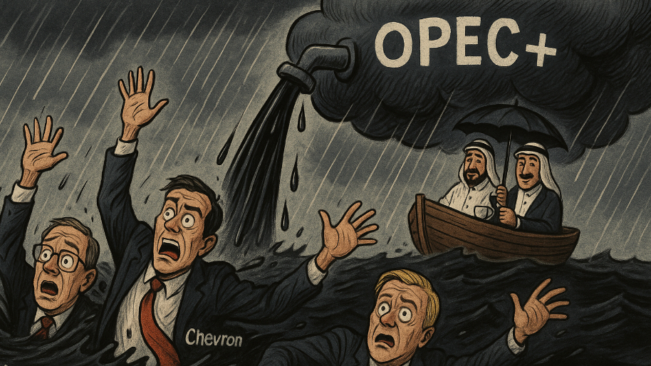 Oil Execs Thought Trump Would Make it Rain… Instead They’re Drowning in OPEC’s Supply Monsoon
