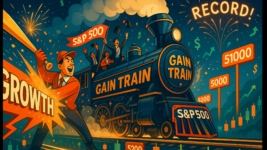 The Gain Train Continues As S&P 500 Nails Another Record Off Oracle’s Big Swingin’ Growth…