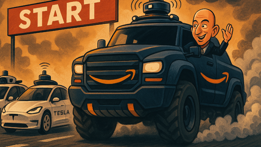 Jeff Bezos Joins the Robotaxi Race… and His Engine Might Be Built to Outlast Them All