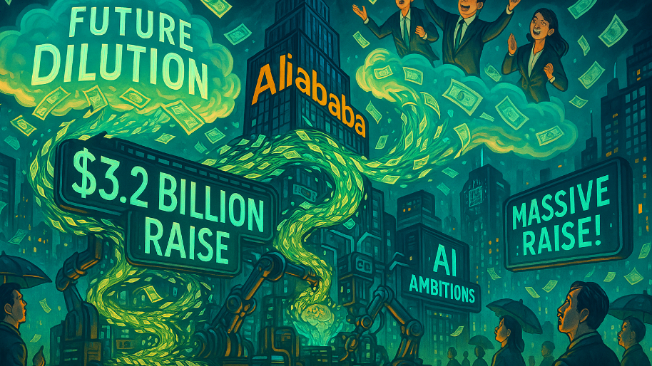 Alibaba Gets High On “Future Dilution” With a Massive $3.2 Billion Raise For AI Ambitions…
