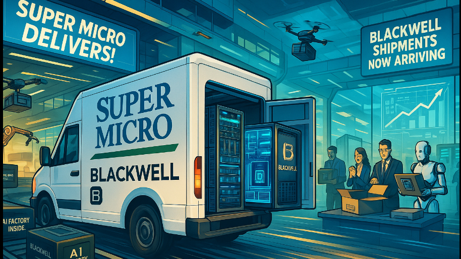 Super Micro Is Officially “FedEx’ing AI Factories” With Latest Blackwell Shipments to Customers…