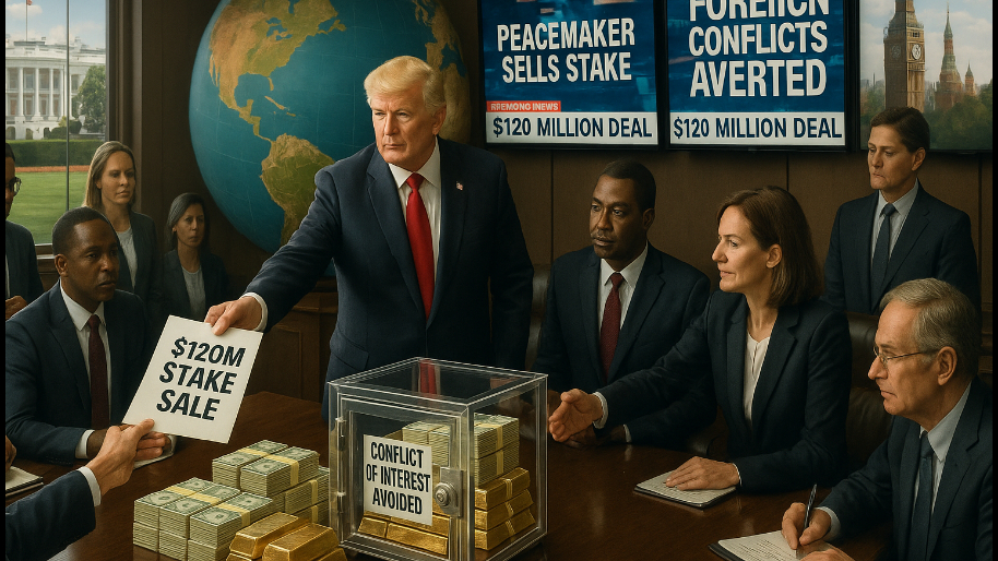 Trump’s Billionaire Peacemaker Sells $120M Stake to Avoid Foreign Conflicts of Interest…