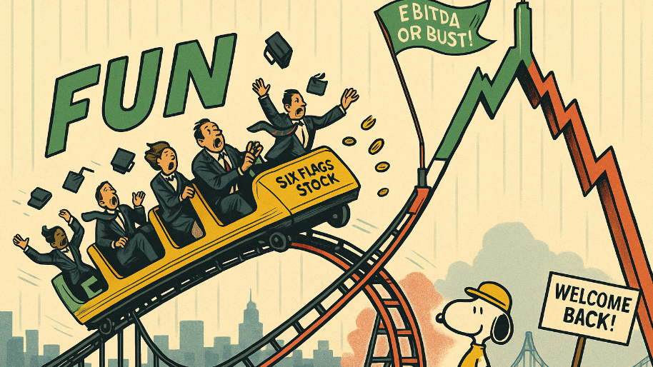 Six Flags Pops 7% On Peanuts Deal Extension… But FUN Has Been Anything But Fun This Year