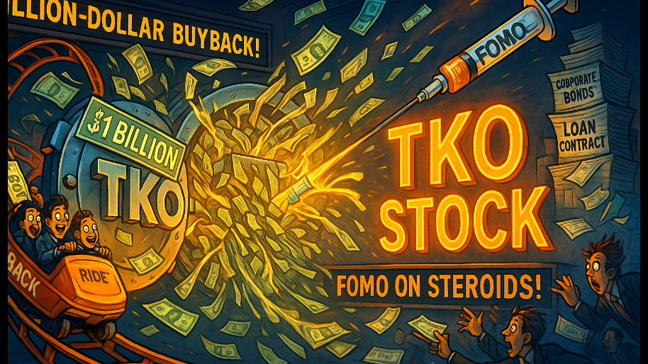 TKO BORROWS a Billion Dollars Just to Buy Back Its Own Stock (FOMO On Steroids)