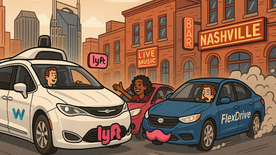 Waymo Hooks Up With Lyft in The Music City… Giving Flexdrive One Last Shot at Relevance