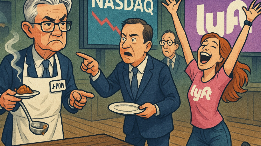 Nasdaq Asks for Manager After J-Pow Serves Up Stingy Portions… Lyft Goes Full Woo-Hoo Girl