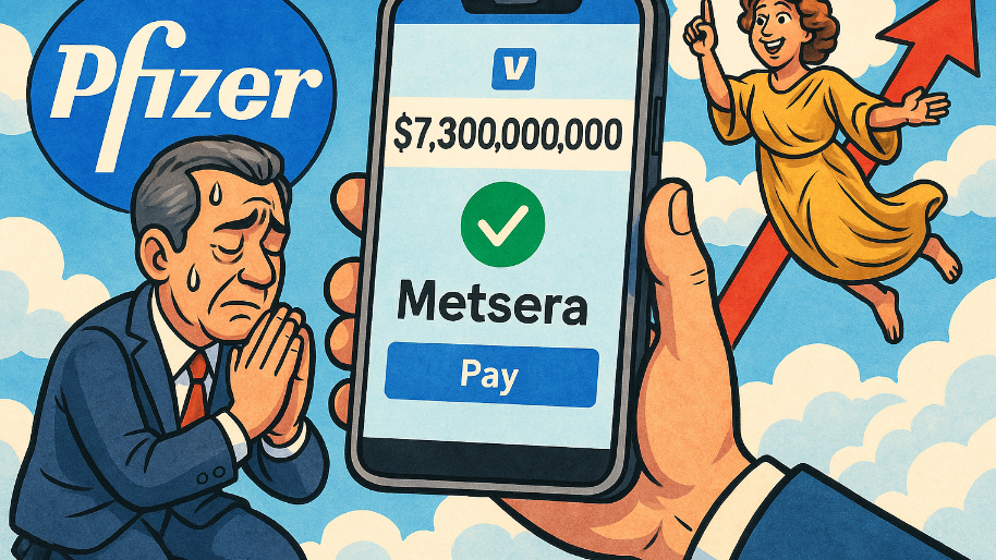 Metsera Pops 62% After Pfizer Venmos Them $7.3B, Praying One Bet Can Cover Two Busts