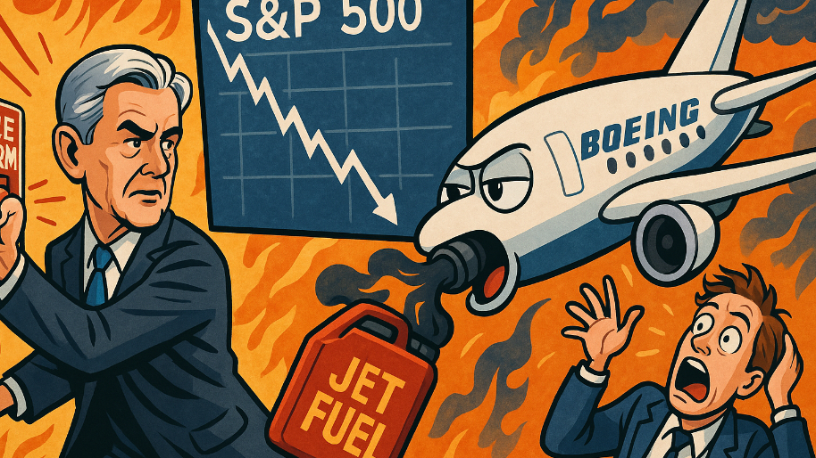 S&P Dumps .6% After Powell Pulls The Fire Alarm… Boeing Chugs Donny’s Jet Fuel
