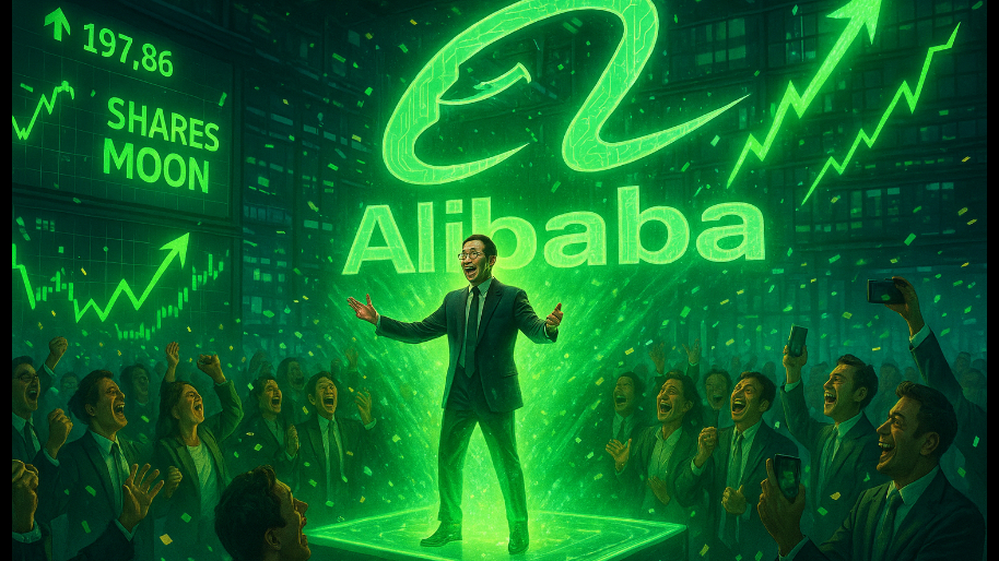 Investors Swoon Over Alibaba’s “Nvidia 2.0” Aura After One Single Speech… (Shares Moon)