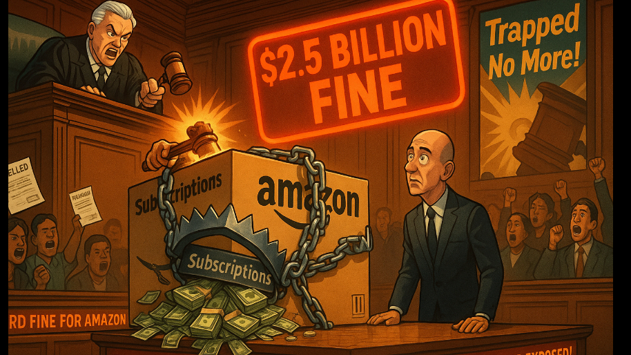 Amazon Pays Record $2.5 BILLION Fine For Trapping Prime Members Into Subscriptions (#Busted)