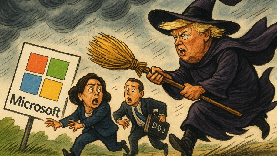 The Witch Hunt Strikes Back: Trump Turns His Broom on Microsoft and Lisa Monaco