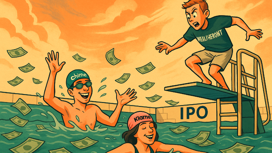 Wealthfront Climbs the IPO Diving Board After Chime and Klarna Revive the Fintech Pool Party