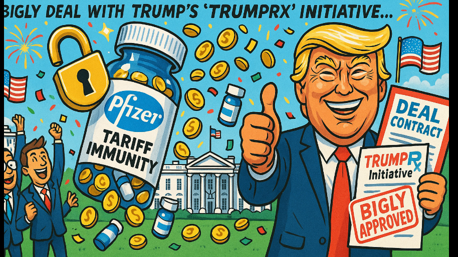 Pfizer Unlocks Tariff Immunity After Clinching Bigly Deal With Trump’s “TRUMPRX” Initiative…