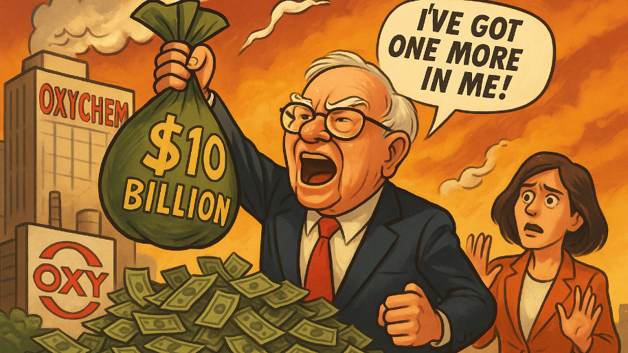 Daddy Warbucks Screams “I’ve Got One More In Me” With Astronomical $10 Billion Oxy Fleece