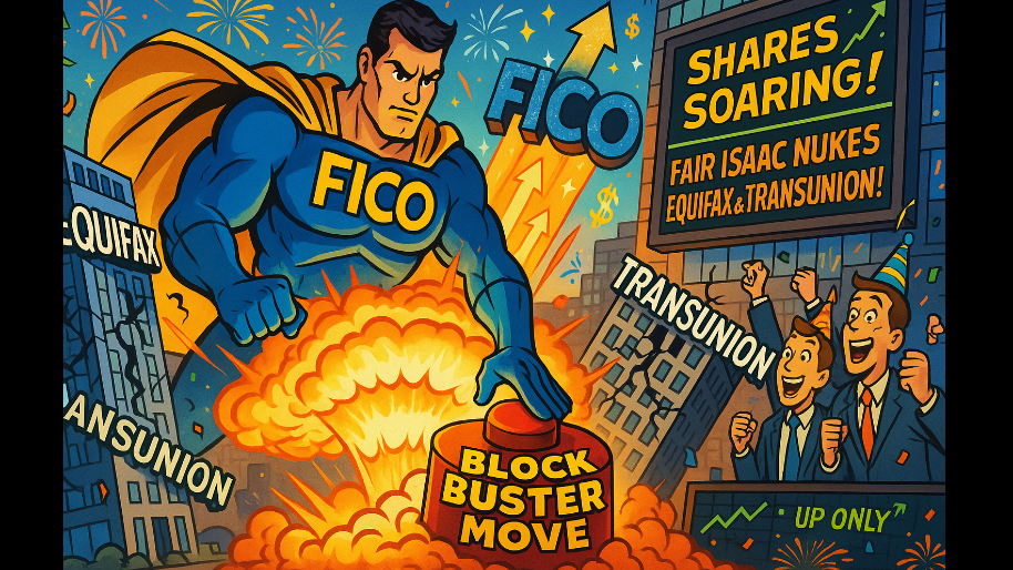 Fair Isaac NUKES Equifax and TransUnion in Block Buster Move Sending Shares Soaring…