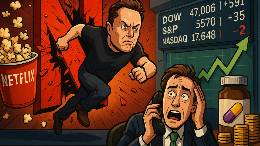 Netflix Gets Musk’d… Pharma Prescribes Market’s Best Medicine in a Decade