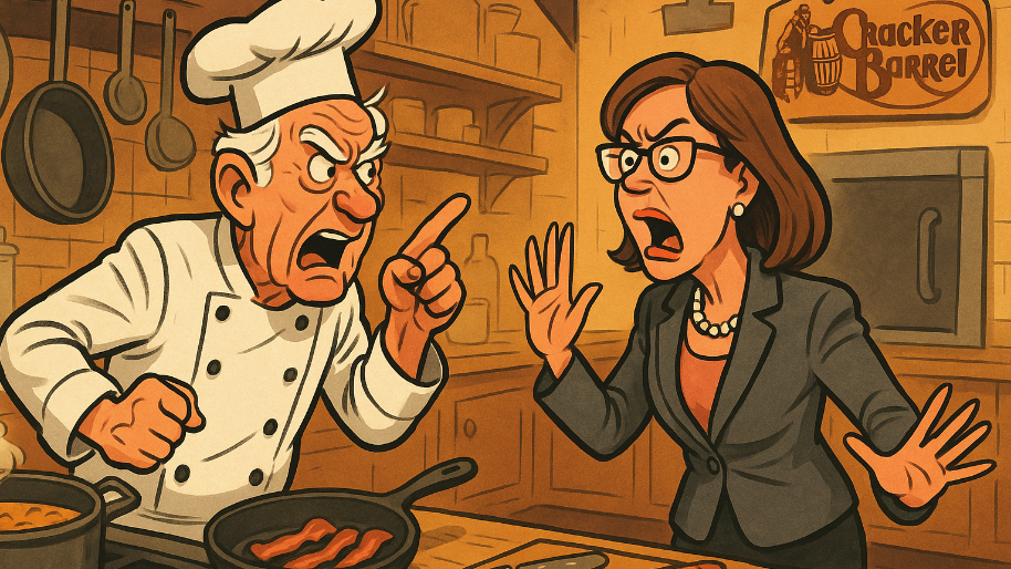 Cracker Barrel Sacrifices Designer… But Its 93-Year-Old Founder’s Not Leaving Till Heads Roll