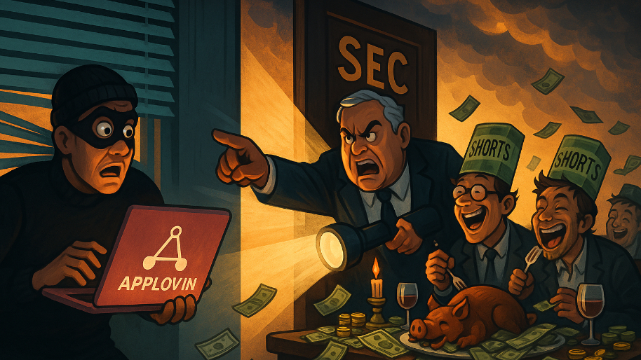 Shorts Feast After SEC Catches AppLovin Peeking Through Their Customers Digital Blinds ($8.6B Gone)