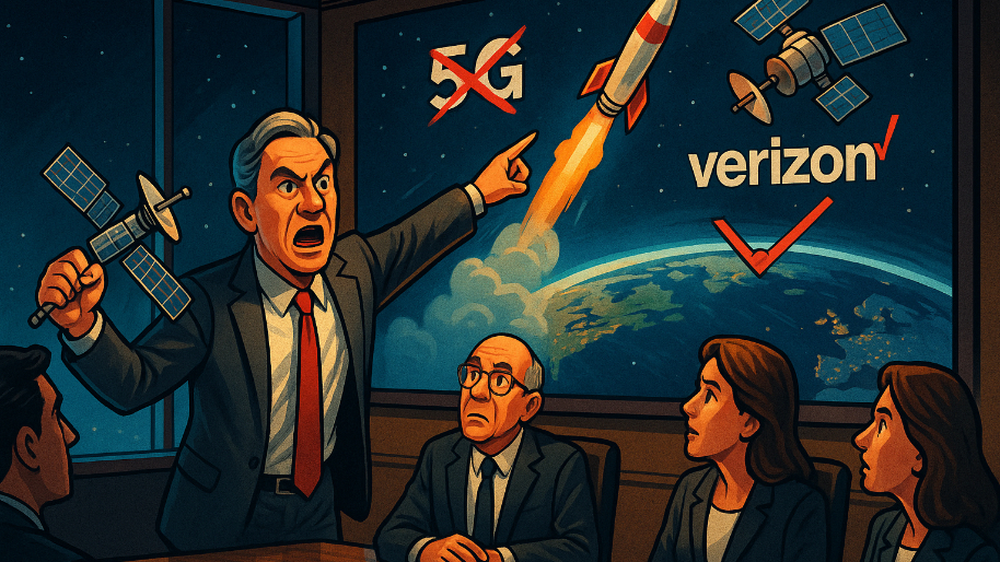 Verizon’s 5G Flop Gets a Space Upgrade… Schulman Bets on AST’s Satellite Network to End Dead Zones