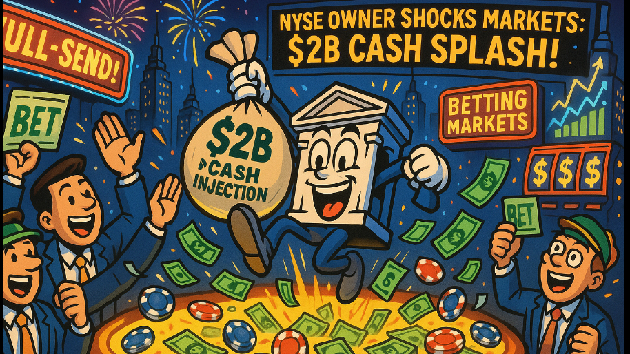 NYSE Owner Goes Full-Send Into Betting Markets With Shocking $2B Cash INJECTION…
