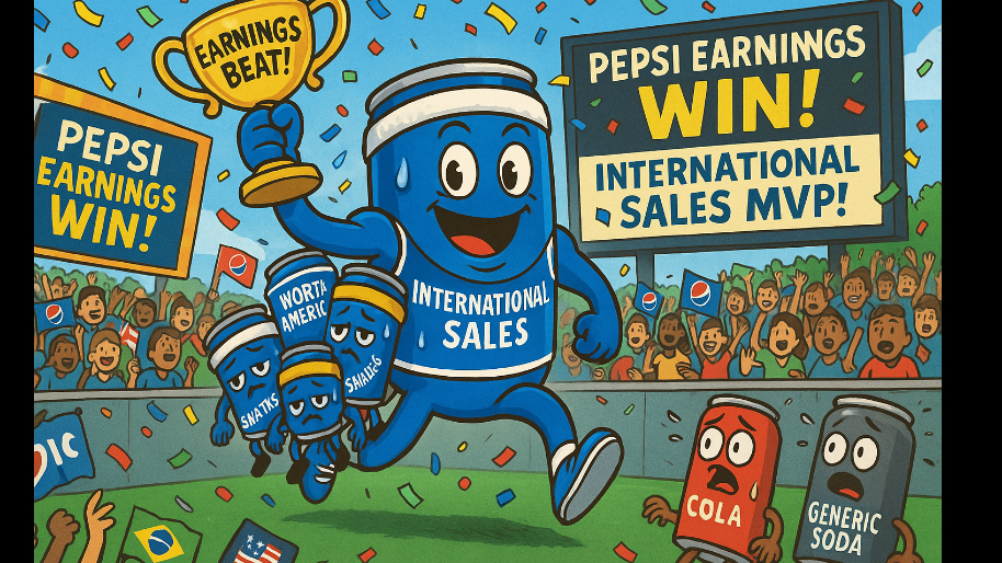 Pepsi BEATS Earnings As International Sales Carries the Team on Its Back…