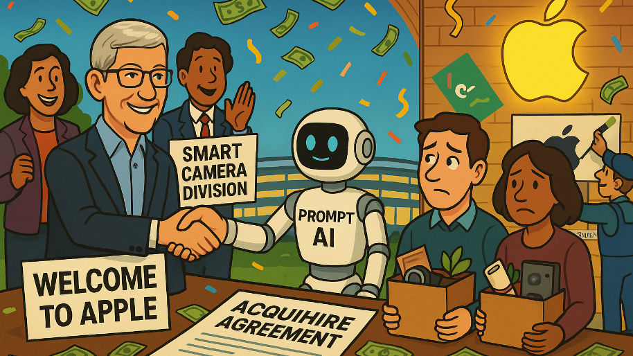 Apple’s “Acquihire” Habit Strikes Again… This Time It’s Prompt AI and Its Smart Camera Tech