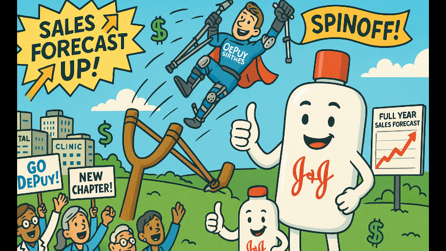 Johnson & Johnson to Spin Off Orthopedics Business as DePuy Synthes, Raises Full YR Sales Forecast