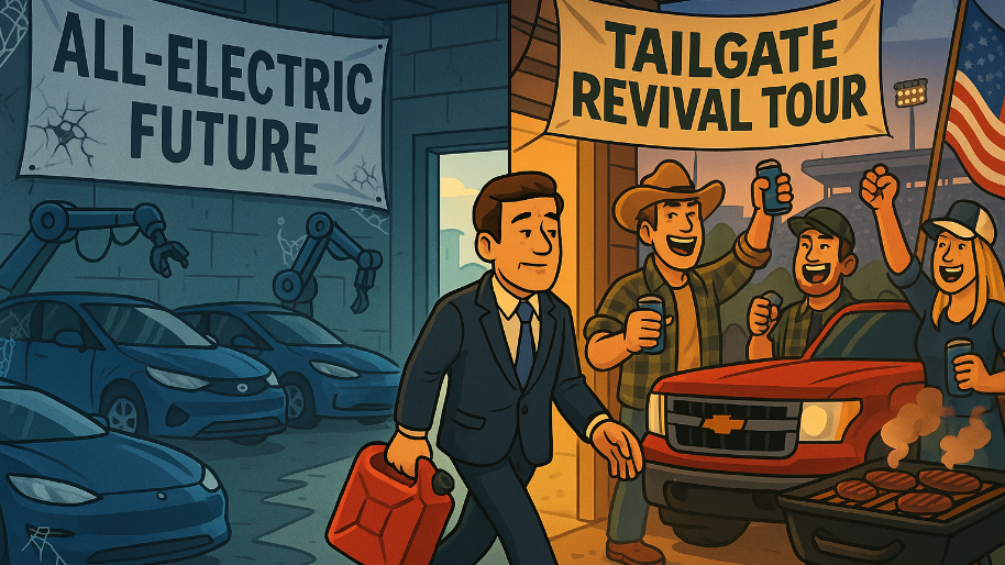 GM Unplugs Its “All-Electric Future” After $1.6B Shock… Cue the Tailgate Comeback Tour