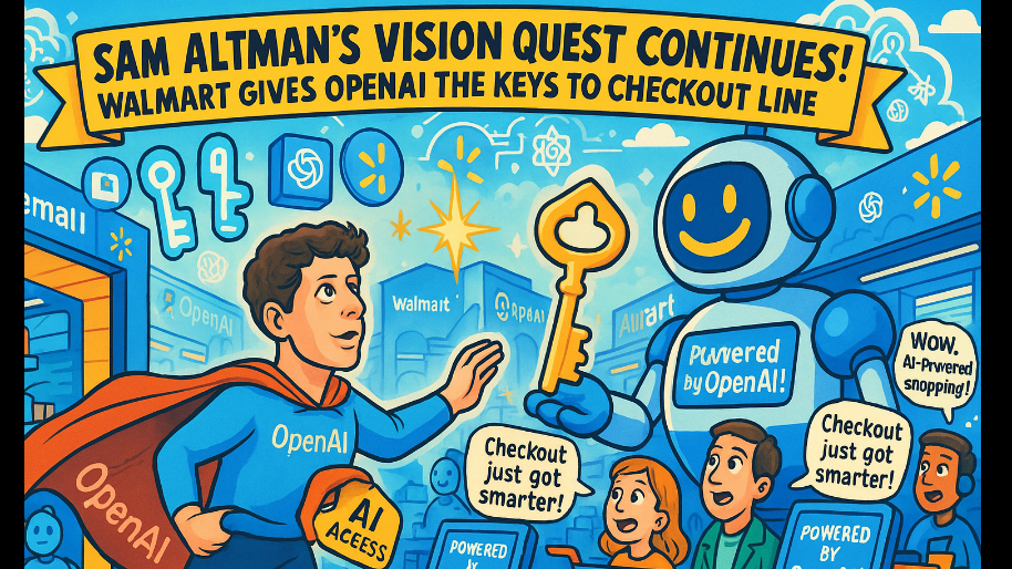 Sam Altman’s Vision Quest Continues As Walmart Just Gave OpenAI the "Keys to the Checkout Line."