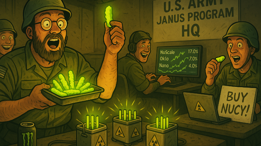 Nuclear Frenzy Erupts After Army’s $28B “Janus Program” Sends Traders Fission for Tendies