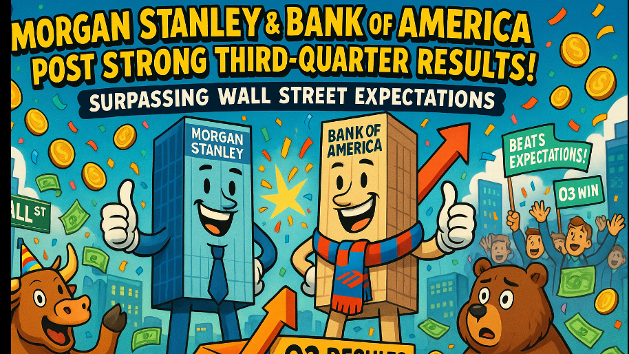 Morgan Stanley and Bank of America Post Strong Third-Quarter Results, Surpassing Analyst Estimates