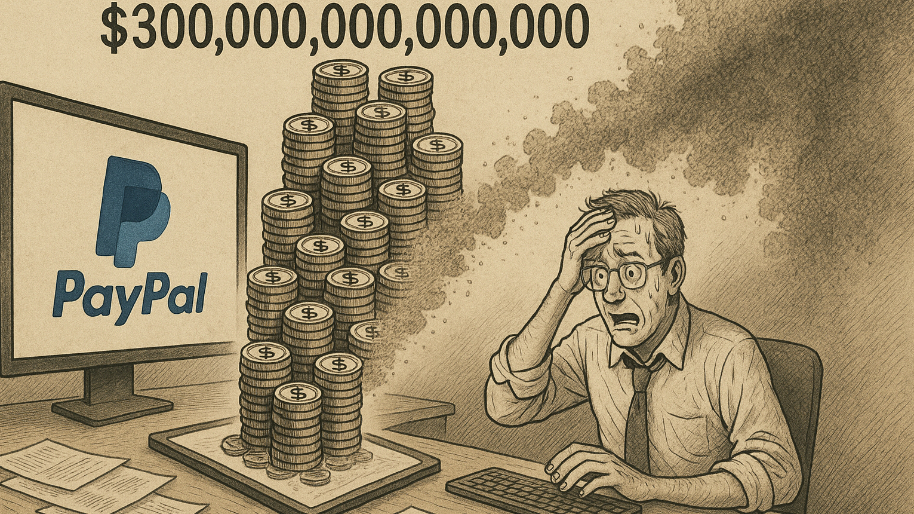 $300T Glitch in PayPal’s Stablecoin Proves How Quickly Digital Money Can Be Created… and Erased