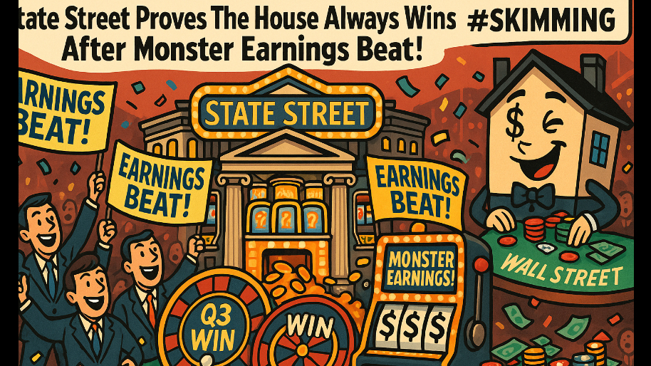 State Street Proves The House Always Wins After Monster Earnings Beat (#Skimming)