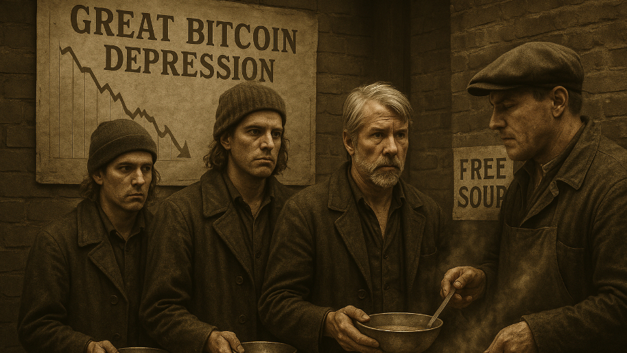 Crypto Bros Trade Their Wallets for Soup Bowls After Bitcoin’s 1929 Level Meltdown