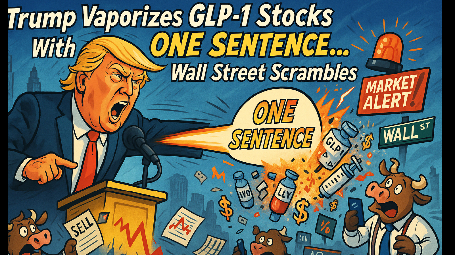 Trump Vaporizes GLP-1 Stocks With ONE Sentence… (Wall Street Scrambles)