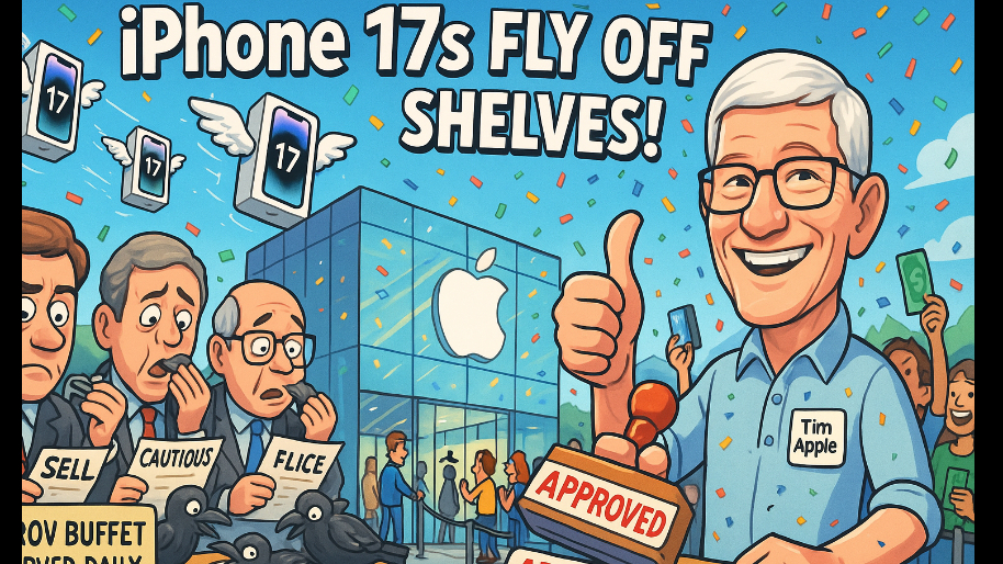 Analysts Eat Crow After Apple’s iPhone 17’s FLY Off the Shelves (Tim Apple Approves)