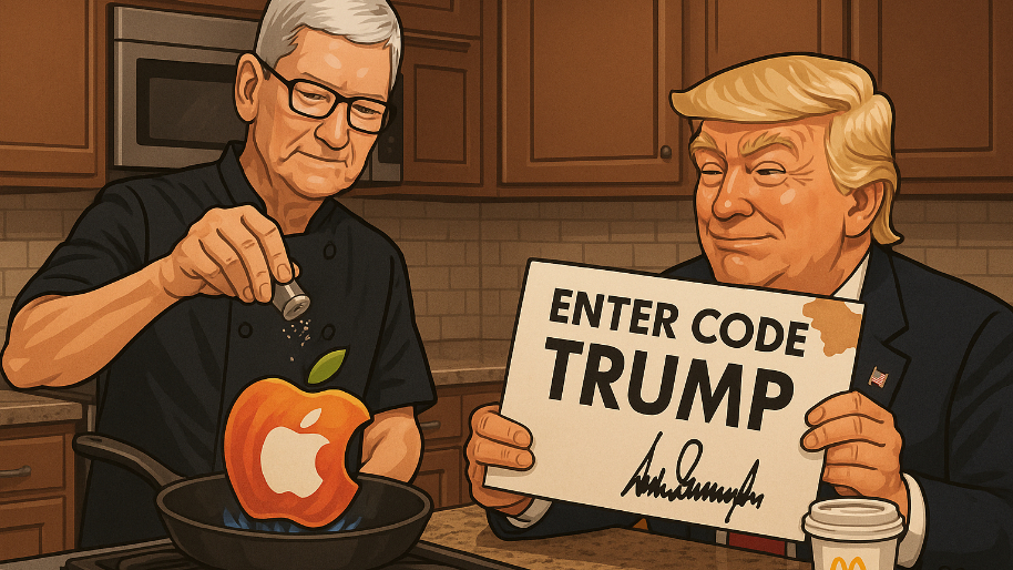 Final Tally: Tim Cooks to Perfection… GM Enters Code “TRUMP” at Checkout