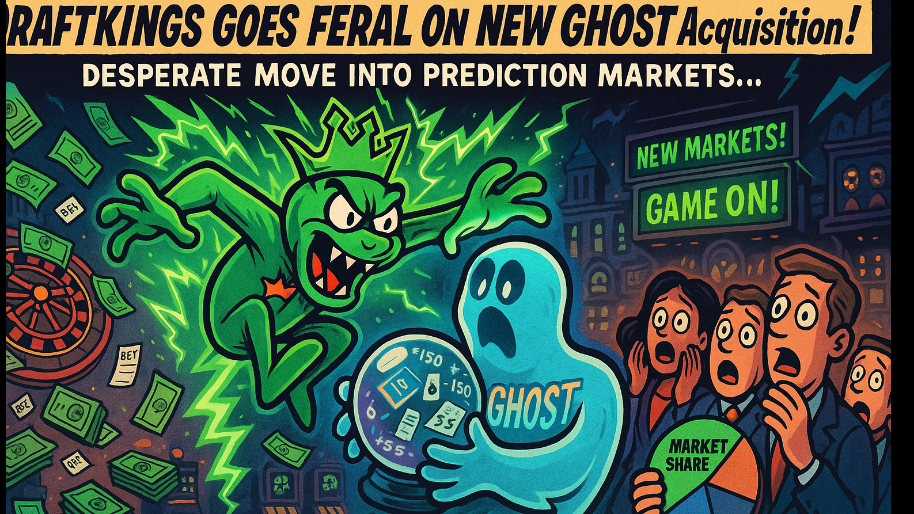 DraftKings Goes Feral On New GHOST Acquisition In Desperate Prediction Markets Move...