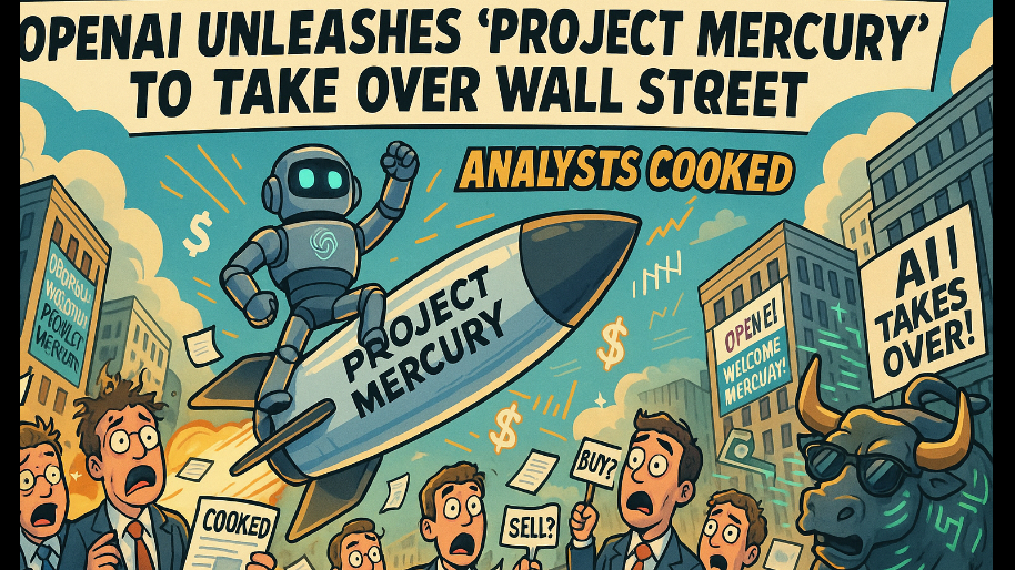 OpenAI Unleashes “Project Mercury” to Take Over Wall Street (Analysts Are Cooked)