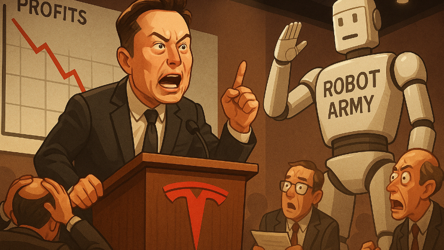 Elon Hijacks Tesla’s Earnings Call to Pitch $1 Trillion Robot Army (Says Quiet Part Out)